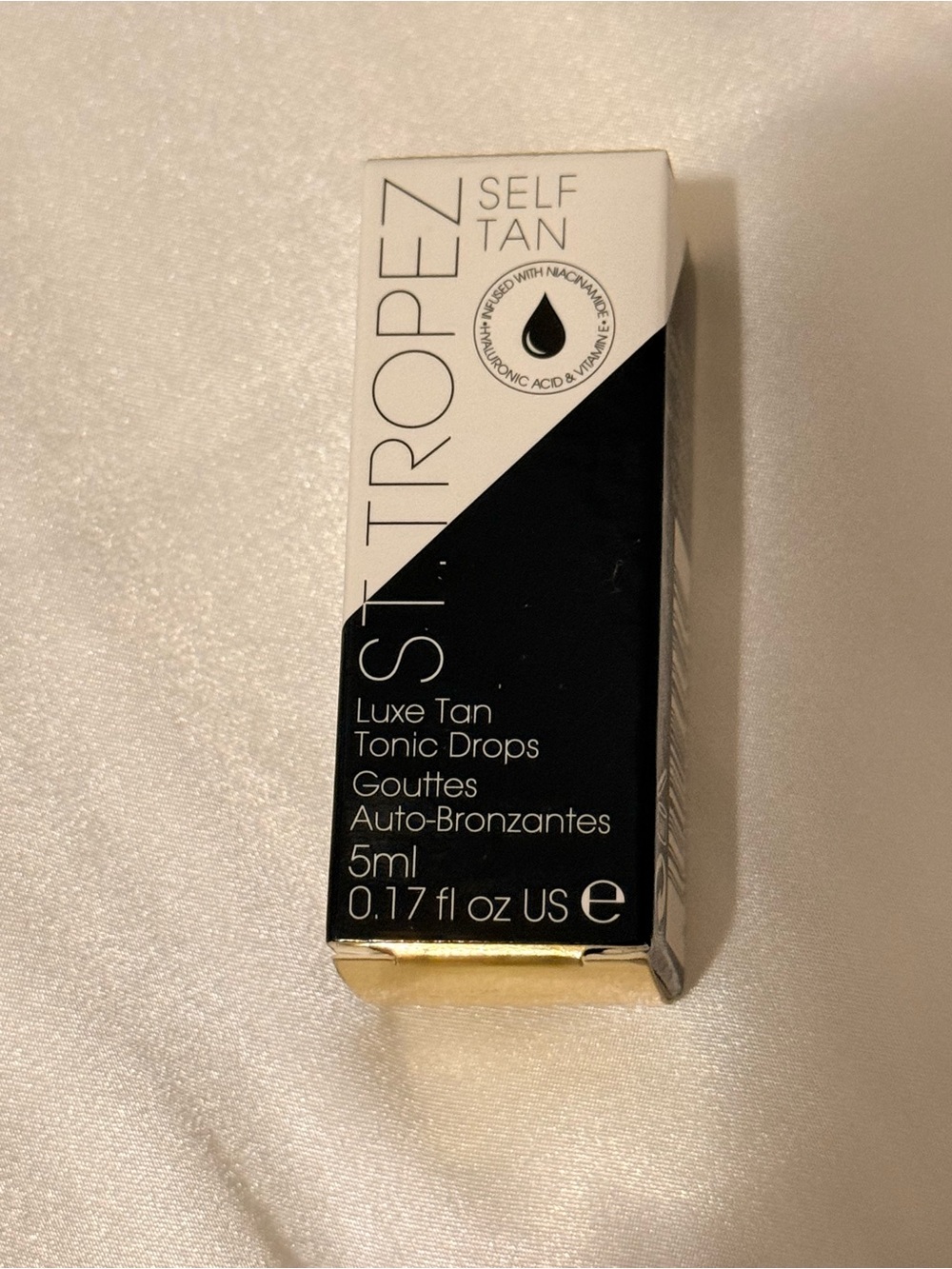 St. Tropez Luxe Tan Tonic Drops - Black & White Packaging